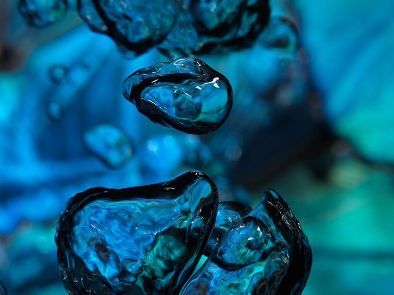 Liquid Canvas: Blue Morpho Butterflies and the Art of Bubbles