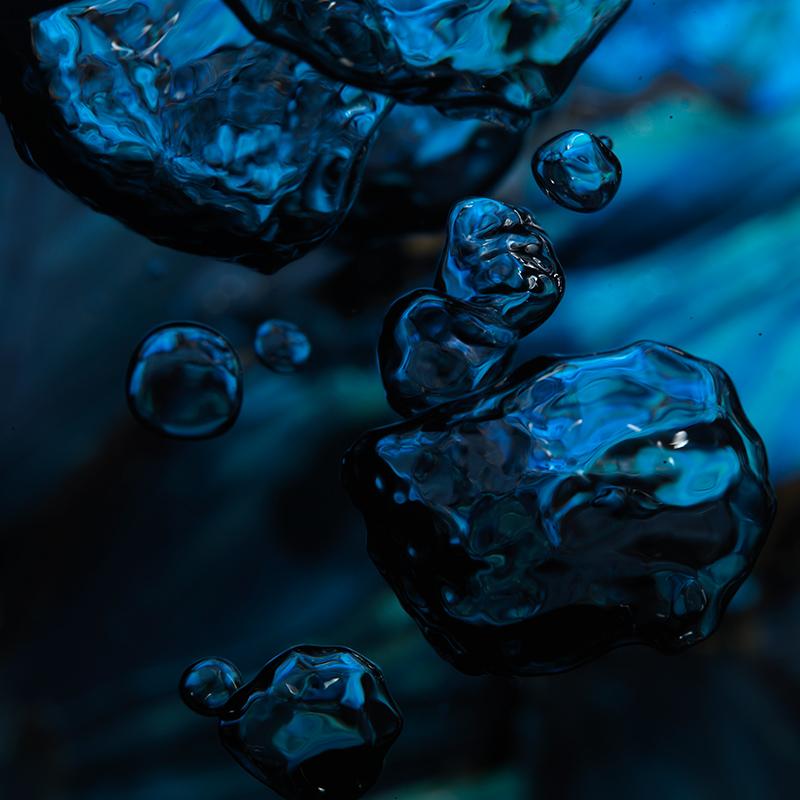 Vanitas Illuminated: Underwater Reflections with Bubbles