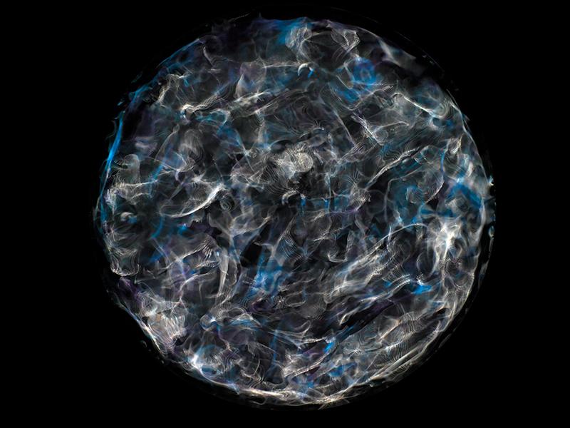 Cinematic Visions: Gravitational Waves Brought to Life with Cymatics Art