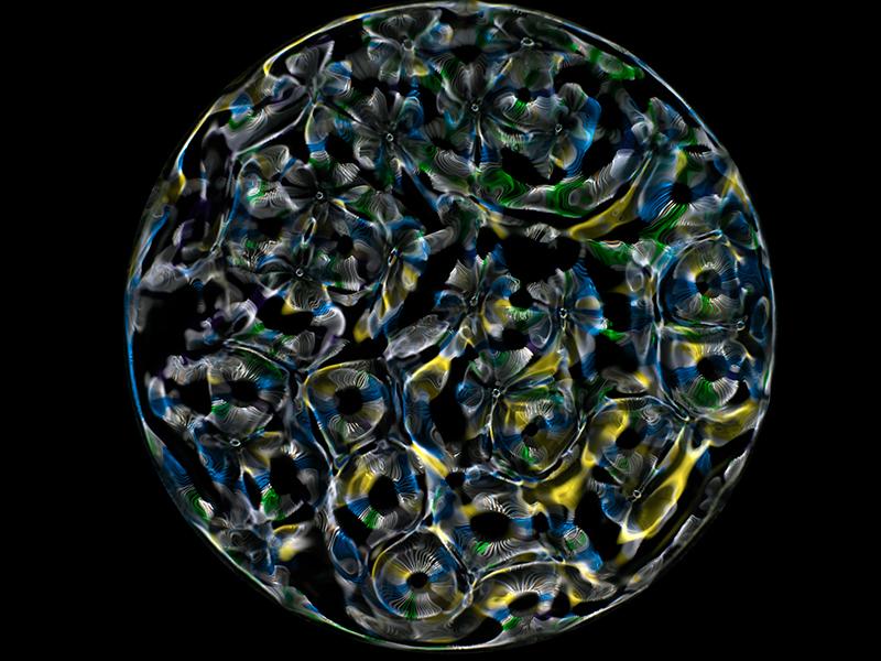 Artistic Wonder: Gravitational Waves Illuminated through Cymatics Lens